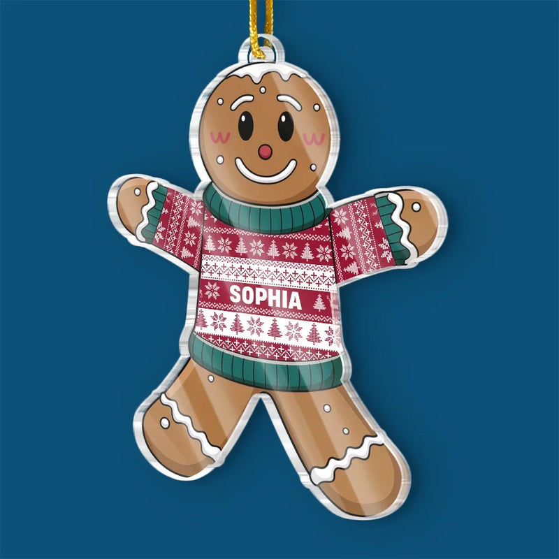 Ornamenting The Tree With A Taste Of Holiday Magic - Family Personalized Custom Ornament - Acrylic Custom Shaped - Christmas Gift For Family Members