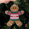 Ornamenting The Tree With A Taste Of Holiday Magic - Family Personalized Custom Ornament - Acrylic Custom Shaped - Christmas Gift For Family Members