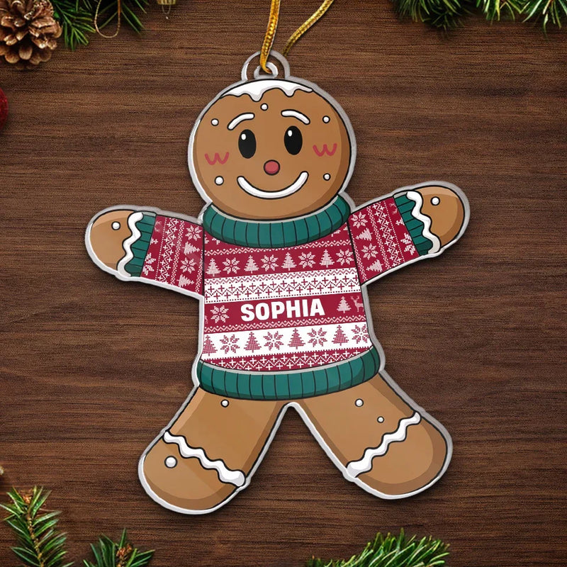 Ornamenting The Tree With A Taste Of Holiday Magic - Family Personalized Custom Ornament - Acrylic Custom Shaped - Christmas Gift For Family Members