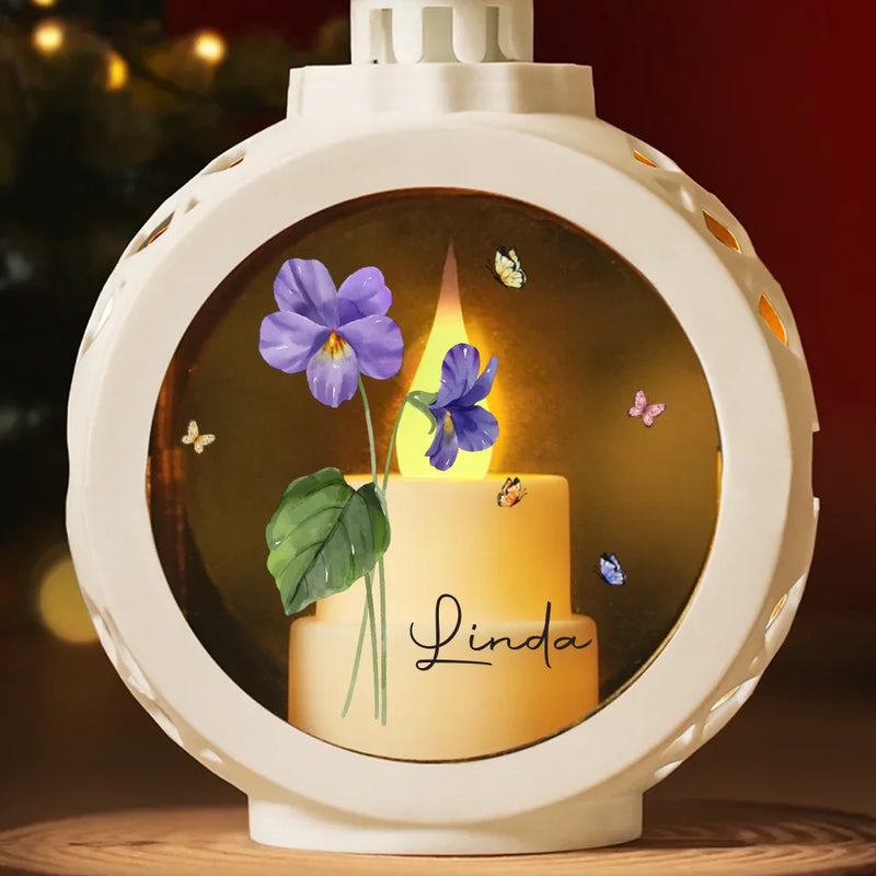 You Live Like A Flower - Bestie Candlelight Lantern Ornament - Christmas Gift For Best Friends, BFF, Sisters