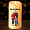 Custom Photo The True Spirit Of Christmas Is Love - Family Personalized Custom LED Candle - Christmas Gift For Family Members