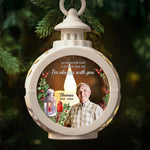 Custom Photo A Warm Light Can Bring A Sense Of Peace - Memorial Personalized Custom Candlelight Lantern Ornament - Sympathy Gift, Christmas Gift For Family Members