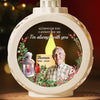 Custom Photo A Warm Light Can Bring A Sense Of Peace - Memorial Personalized Custom Candlelight Lantern Ornament - Sympathy Gift, Christmas Gift For Family Members