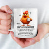 Touch My Coffee, And It’s Game On - Friend Personalized Custom Mug - Christmas Gift For Best Friends, Sisters, Family Members, Coworkers