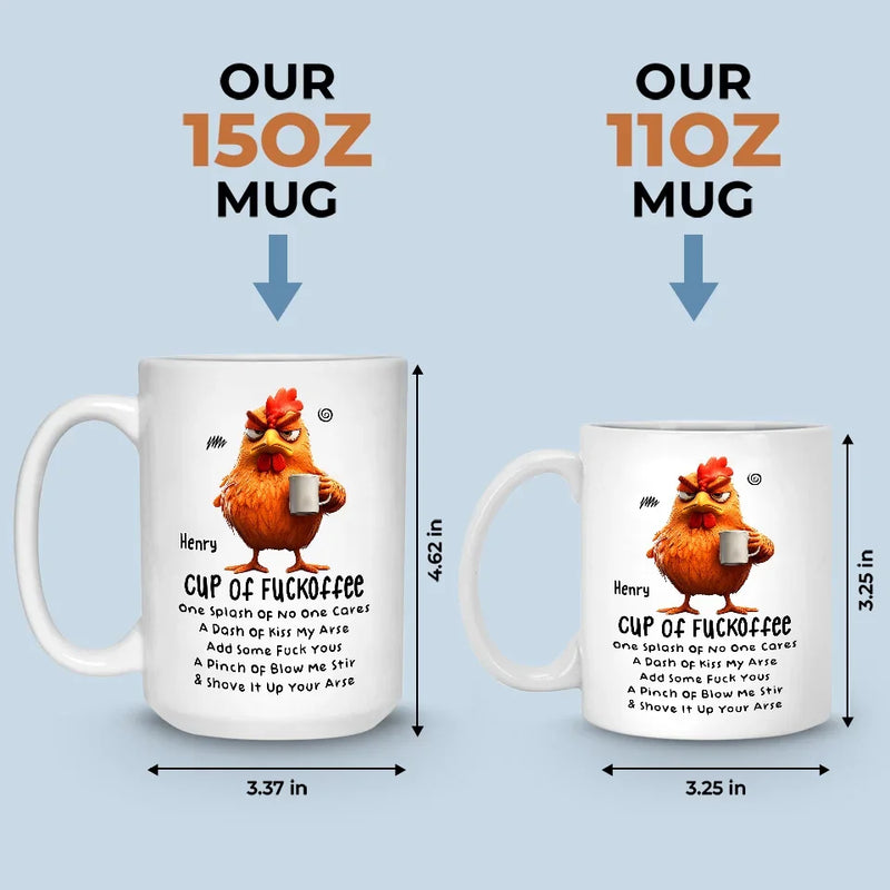 Touch My Coffee, And It’s Game On - Friend Personalized Custom Mug - Christmas Gift For Best Friends, Sisters, Family Members, Coworkers