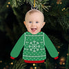 Custom Photo Santa’s Little Helper - Family Personalized Custom Ornament - Acrylic Custom Shaped - Christmas Gift For Baby Kids, Newborn Baby, First Christmas