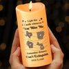 Light This Candle Whenever You Miss Me - Bestie Personalized Custom LED Candle - Christmas Gift For Best Friends, BFF, Sisters