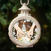 First Christmas Engages - Couple Candlelight Lantern Ornament - Christmas Gift For Husband Wife, Anniversary, First Christmas