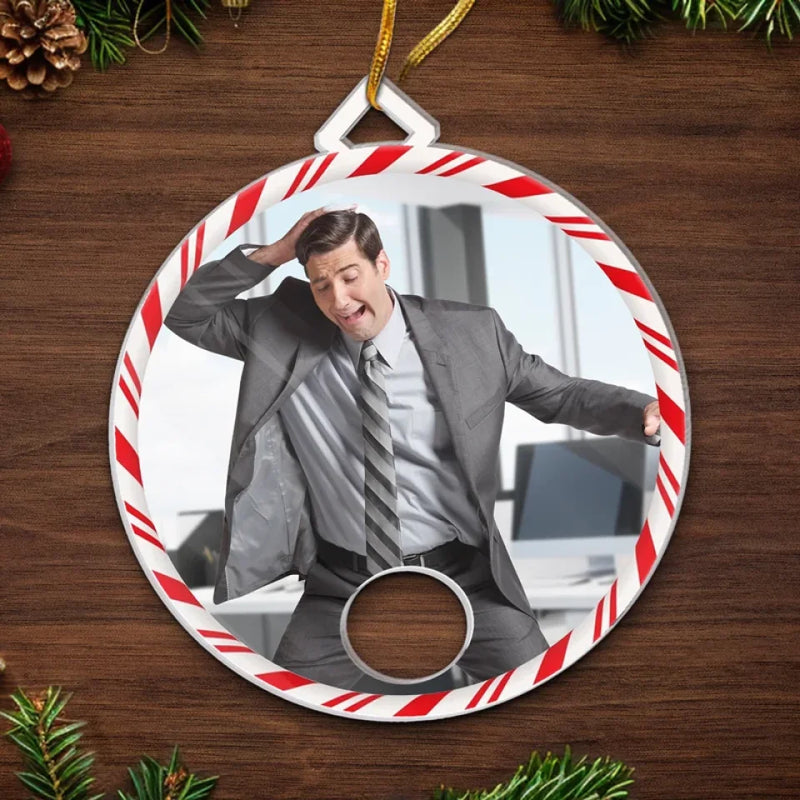 Custom Photo Good Times Are Better With Great Friends - Friend Personalized Custom Ornament - Acrylic Custom Shaped - Christmas Gift For Best Friends, Family Members, Coworkers