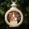 There Is A Little Bit Of Heaven In Our Home - Memorial Personalized Custom Candlelight Lantern Ornament - Sympathy Gift, Christmas Gift For Family Members