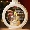 There Is A Little Bit Of Heaven In Our Home - Memorial Personalized Custom Candlelight Lantern Ornament - Sympathy Gift, Christmas Gift For Family Members