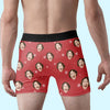 Custom Photo Only You Can Play With My Balls - Funny Personalized Custom Boxer Briefs, Men's Boxers - Christmas Gift For Boyfriend, Husband, Anniversary