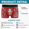 Custom Photo Only You Can Play With My Balls - Funny Personalized Custom Boxer Briefs, Men's Boxers - Christmas Gift For Boyfriend, Husband, Anniversary