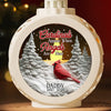 Forever Missed, But Never Forgotten - Memorial Personalized Custom Candlelight Lantern Ornament - Sympathy Gift, Christmas Gift For Family Members
