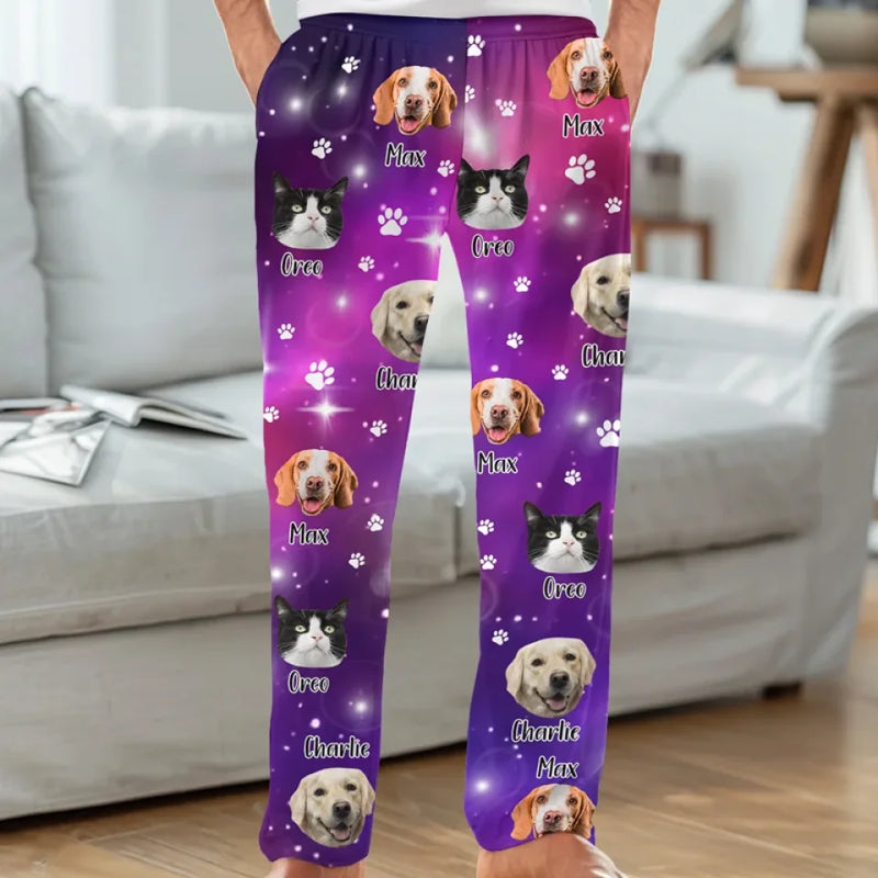 Custom Photo Pets Are Good For The Soul - Dog & Cat Personalized Custom Pajama Pants - Christmas Gift For Pet Owners, Pet Lovers