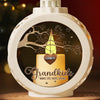 Grandkids Make Life More Grand - Family Personalized Custom Candlelight Lantern Ornament - Christmas Gift For Grandma, Grandpa, Grandkid