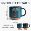 A Little Peek From A Big Heart - Dog Personalized Custom Printed Pottery Mug - Gift For Pet Owners, Pet Lovers