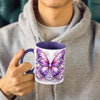 Shine Like A Butterfly - Bestie Personalized Custom 3D Inflated Effect Printed Accent Mug - Birthday Gift, Christmas Gift For Best Friends, BFF, Sisters, Mom, Daughter