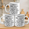 My Work Forecast - Coworker Personalized Custom Mug - Christmas Gift For Coworkers, Work Friends, Colleagues