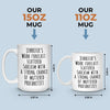 My Work Forecast - Coworker Personalized Custom Mug - Christmas Gift For Coworkers, Work Friends, Colleagues