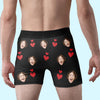 Custom Photo I Licked It, So It's Mine - Funny Personalized Custom Boxer Briefs, Men's Boxers - Christmas Gift For Boyfriend, Husband, Anniversary