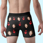Custom Photo I Licked It, So It's Mine - Funny Personalized Custom Boxer Briefs, Men's Boxers - Christmas Gift For Boyfriend, Husband, Anniversary