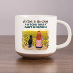 Furry Friends Make The Best Companions - Dog Personalized Custom Printed Pottery Mug - Gift For Pet Owners, Pet Lovers