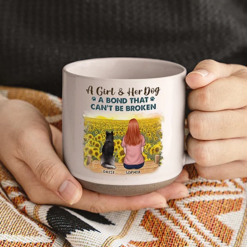 Furry Friends Make The Best Companions - Dog Personalized Custom Printed Pottery Mug - Gift For Pet Owners, Pet Lovers