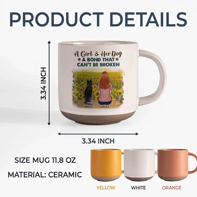 Furry Friends Make The Best Companions - Dog Personalized Custom Printed Pottery Mug - Gift For Pet Owners, Pet Lovers