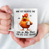 Look On My Face - Friend Personalized Custom Mug - Christmas Gift For Best Friends, Sisters, Family Members, Coworkers