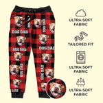 Custom Photo Christmas Cuddles With My Pet - Dog & Cat Personalized Custom Unisex Sweatpants - Christmas Gift For Pet Owners, Pet Lovers