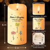 Your Smile Fills My Heart With Joy Every Day - Family Personalized Custom LED Candle - Christmas Gift For Mom, Daughter
