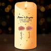 Your Smile Fills My Heart With Joy Every Day - Family Personalized Custom LED Candle - Christmas Gift For Mom, Daughter