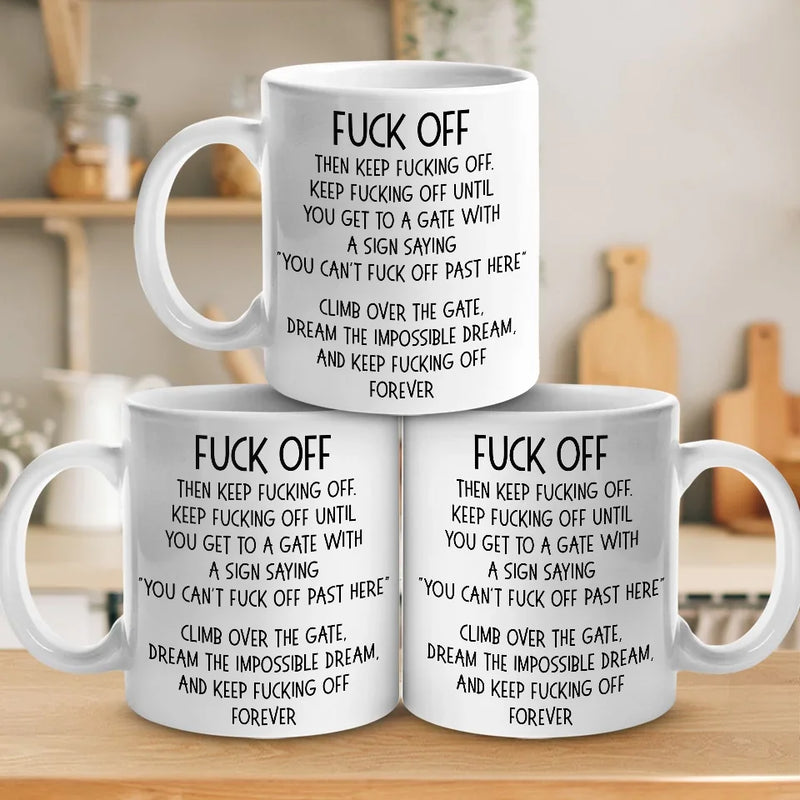 Climb Over The Gate, Dream The Impossible Dream - Coworker Personalized Custom Mug - Christmas Gift For Coworker