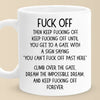 Climb Over The Gate, Dream The Impossible Dream - Coworker Personalized Custom Mug - Christmas Gift For Coworker
