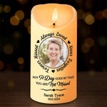 Custom Photo Memorial Tribute Gifts - Personalized LED Candle
