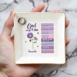 Best Buds Forever - Bestie Personalized Custom Jewelry Dish - Gift For Best Friends, BFF, Sisters