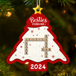 My Good Times Are With You All - Bestie Personalized Custom Ornament - Wood Custom Shaped - Christmas Gift For Best Friends, BFF, Sisters