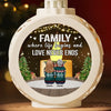 Family Where Life Begins And Love Never Ends - Family Personalized Custom Candlelight Lantern Ornament - Christmas Gift For Family Members