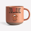 Pawsitively In Love With My Four-Legged Bestie - Dog & Cat Personalized Custom Printed Pottery Mug - Gift For Pet Owners, Pet Lovers