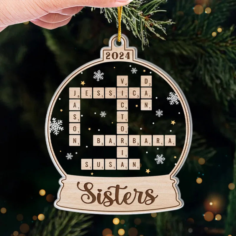 Holiday Season Is Coming - Bestie Personalized Custom Ornament - Acrylic Custom Shaped - Christmas Gift For Best Friends, BFF, Sisters