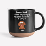 A Little Peek From A Big Heart - Dog Personalized Custom Printed Pottery Mug - Gift For Pet Owners, Pet Lovers