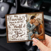 Custom Photo My Favorite Place To Be Is By Your Side - Couple Personalized Custom Car Visor Clip - Christmas Gift For Husband Wife, Anniversary
