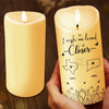 Light It And Bring Some Sunshine To Your Day - Bestie Personalized Custom LED Candle - Christmas Gift For Best Friends, BFF, Sisters