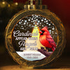 A Soul So Loved Can Never Be Forgotten - Memorial Personalized Custom Candlelight Lantern Ornament - Sympathy Gift, Christmas Gift For Family Members