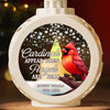 A Soul So Loved Can Never Be Forgotten - Memorial Personalized Custom Candlelight Lantern Ornament - Sympathy Gift, Christmas Gift For Family Members