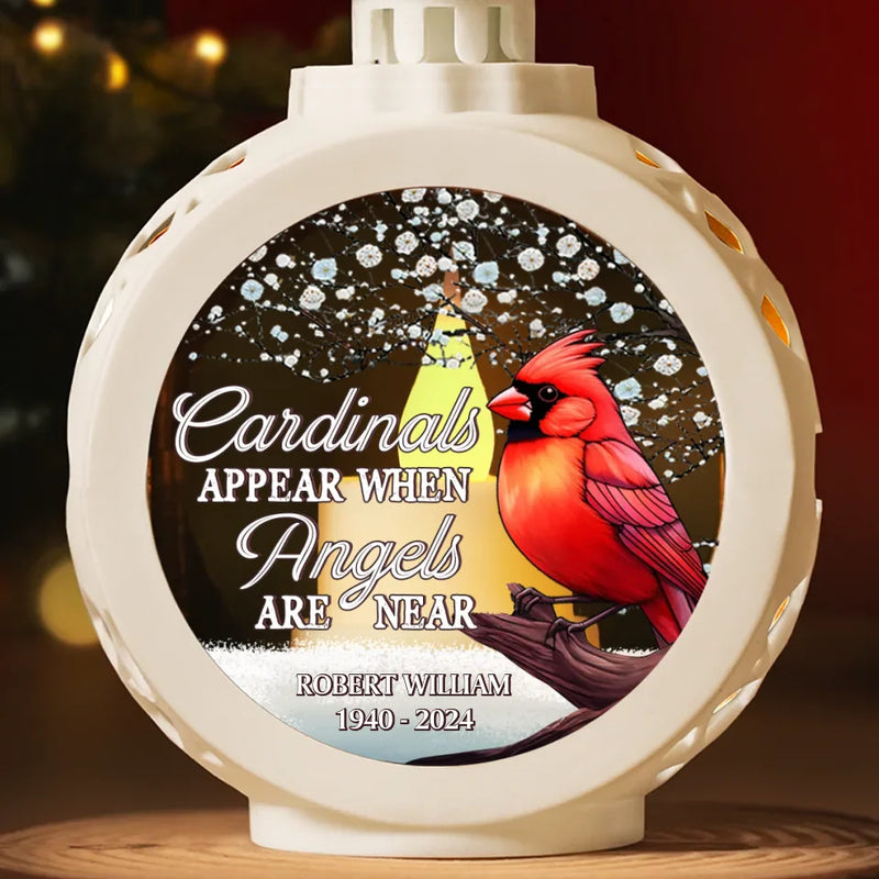 A Soul So Loved Can Never Be Forgotten - Memorial Personalized Custom Candlelight Lantern Ornament - Sympathy Gift, Christmas Gift For Family Members