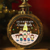 Christmas Keeps Us All Sticking Together - Family Personalized Custom Candlelight Lantern Ornament - Christmas Gift For Grandma, Grandpa, Grandkid