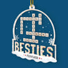 Besties Are The Family We Choose For Ourselves - Bestie Personalized Custom Ornament - Acrylic Custom Shaped - Christmas Gift For Best Friends, BFF, Sisters