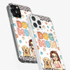 Furry Friends By My Side - Dog & Cat Personalized Custom 3D Inflated Effect Printed Clear Phone Case - Christmas Gift For Pet Owners, Pet Lovers